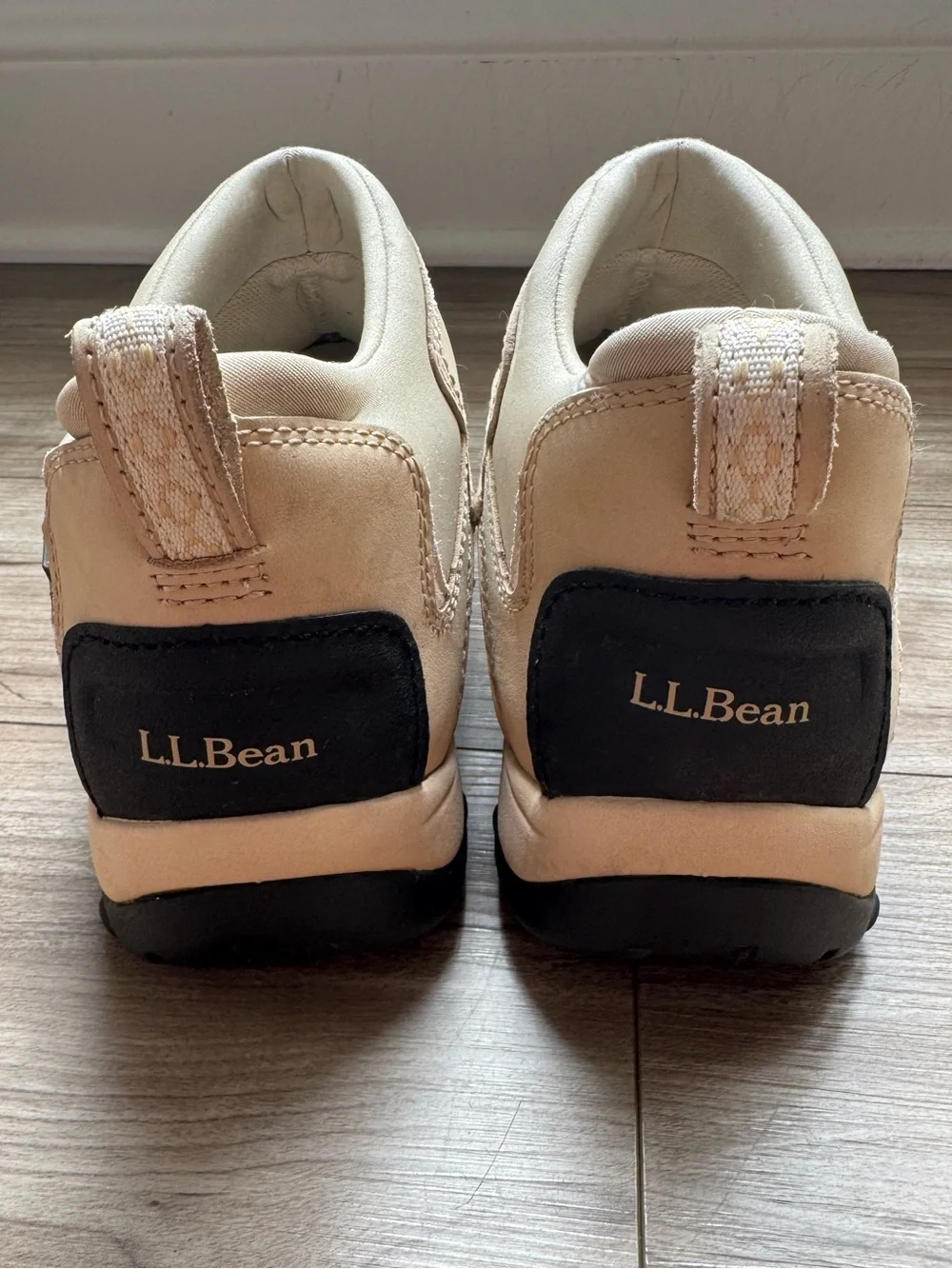 L.L.Bean Tek 2.5 Waterproof Slip On Duck Boots Women’s 9.5 Tan Black Winter Shoe